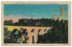 Cabrillo Bridge and Tower of Palace of Science