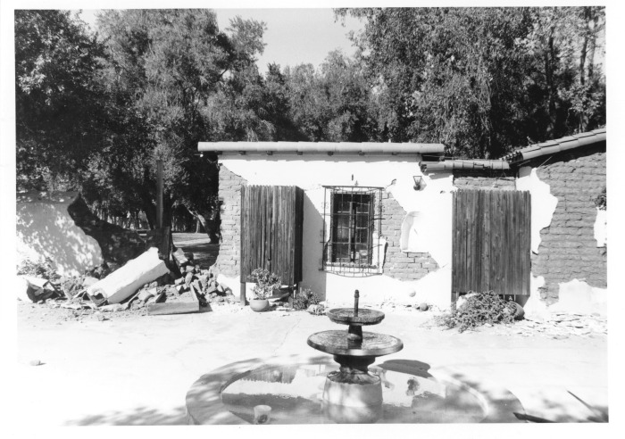 Pico Adobe, one day after earthquake