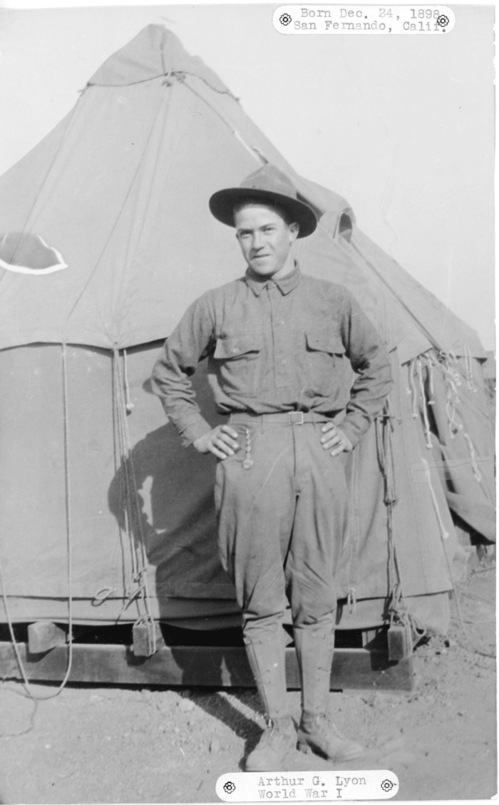 Arthur G. Lyons, son of Henry and Emilia Vegas Lyons