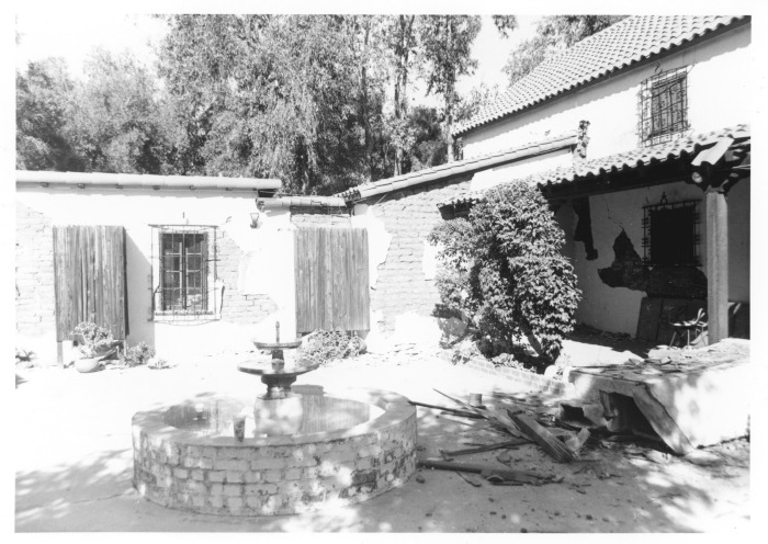 Pico Adobe, one day after earthquake