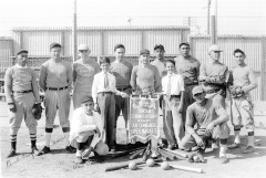 San Fernando Athletic Assoc., 1934 - San Fernando Super Market team, with autographs by some of the team
