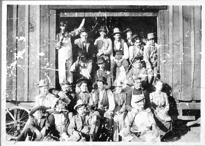 San Fernando Packing House, second row left is shown Kate Pico Praster