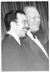 Tom Fuentes, great grandson of Emilia Vega Lyon, and President Gerald Ford