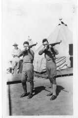 World War I - Arthur G. Lyons and Howard Phipps from San Fernando, Camp Kearney, San Diego