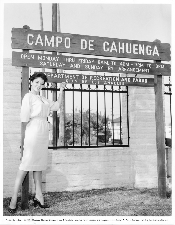 North Hollywood, CA - Campo de Cahuenga - Articles of Capitulation - Linda Cristal, actress
