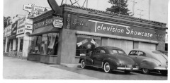 Van Nuys, CA - Television Showcase moves to new building. New store has largest stock of televisions in the Valley