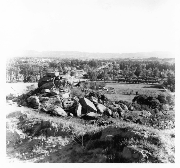 Chatsworth, CA - View of Valley from Chatsworth Hills - Santa Susana Mountains pass