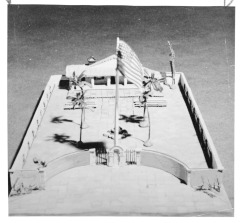 North Hollywood, CA - Campo de Cahuenga - Model of proposed Campo buildings