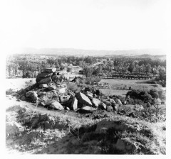 Chatsworth, CA - View of Valley from Chatsworth Hills - Santa Susana Mountains pass