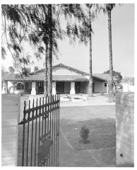 North Hollywood, CA - Campo de Cahuenga - Entrance to Campo with building in background