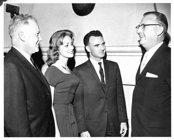 San Fernando, CA - Chamber of Commerce President Installation - From left to right are Willard Cross, Mayor of San Fernando