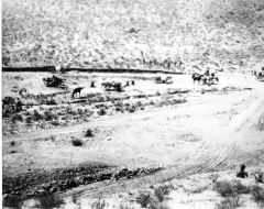 Owens River Aqueduct - Location unknown - Workers in process of building aqueduct