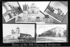 Views of the old missions of California