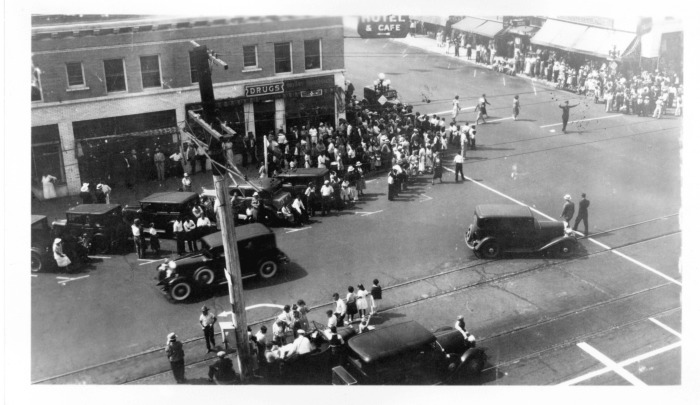 San Fernando, CA - San Fernando Fiesta - Crowd waiting for parade