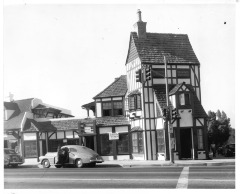Encino, CA - Stanley Gordon Medical Building - New $130,000 medical building at Ventura Blvd. and Genesta Street - The three story structure is of English Normandy design