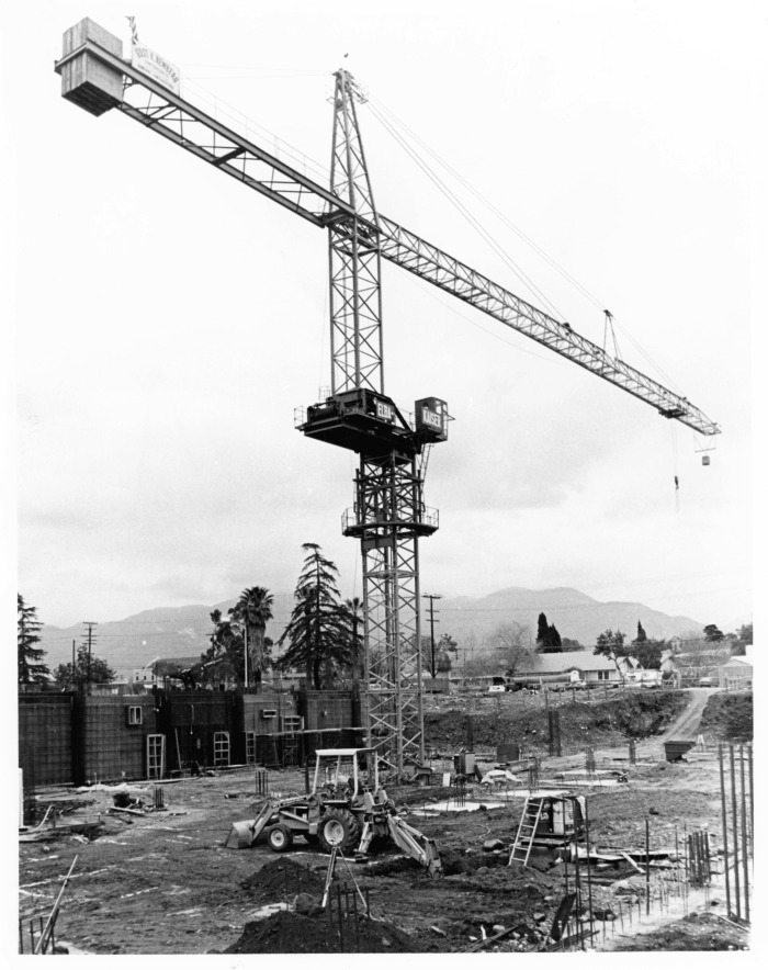 San Fernando, CA - San Fernando Court House - Foundation for court house being built