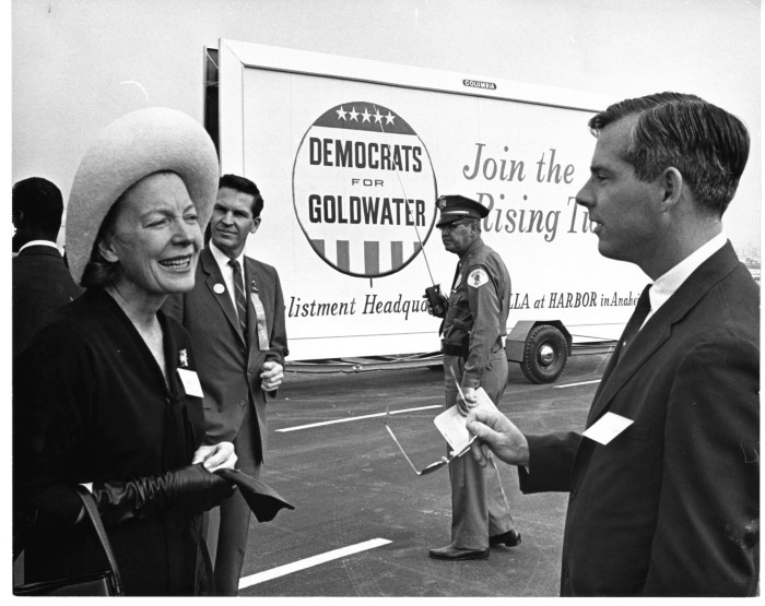 Goldwater Campaign - Mrs. Henry Salvator and attorney Robert Gaston discuss the Goldwater campaign