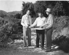 Flood control channel, Sylmar, California