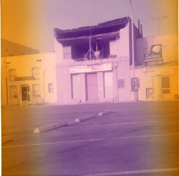 Earthquake Damage, San Fernando,  Richardson Stationery