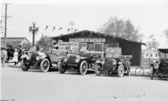 Pacific Electric Opening Day - San Fernando. Tracks are on Brand Blvd.