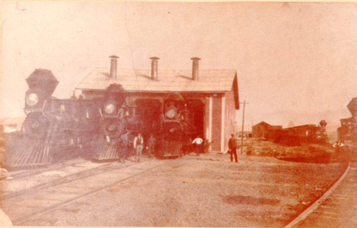 Southern Pacific Round House, San Fernando (Picture taken from slide)