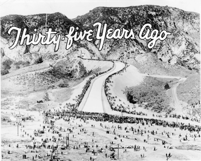 Cascades - Opening Day, San Fernando Valley, Mulholland, 11/5/1913