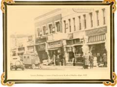 Three photos taken around 1929