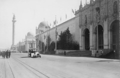 Portals of all of the palaces facing north, San Francisco, CA, M.B. Faville, Architect